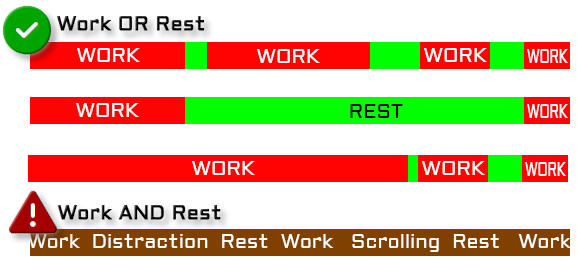 Rest Or Work, Never Both